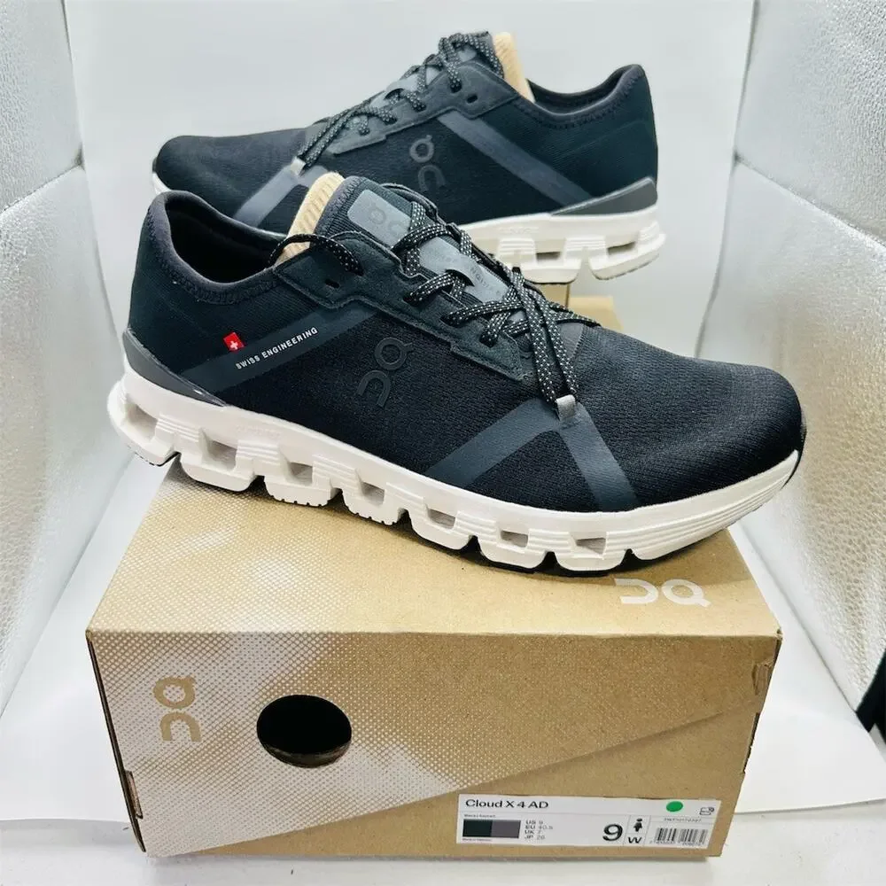 On Running Cloud X 4 AD Black/White | Women’s Size 9 Wide | NWD Store Display